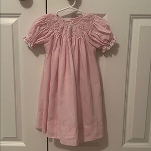Pink Smocked Dress